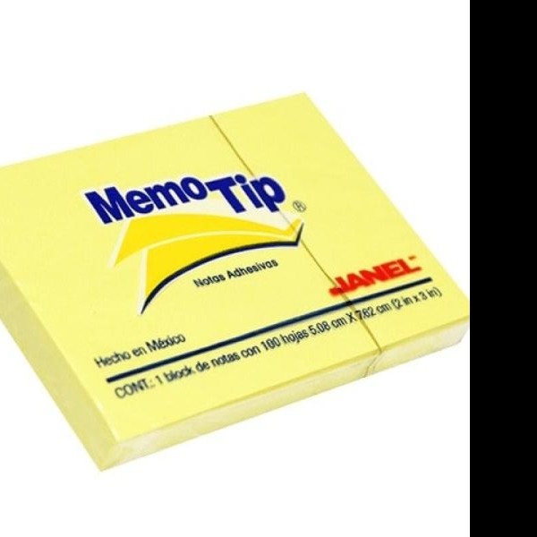 NOTAS ADH. 2X3 MEMOTIP 56 100H. AMARILLO C.192